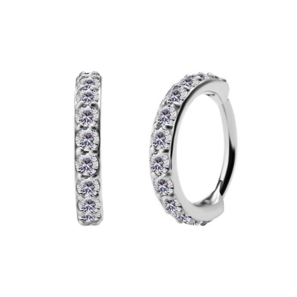 SS316L CLICKER SET W. 2MM PREMIUM ZIRCONIA