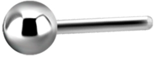 TITANIUM THREADLESS 2MM BALL ATTACHMENT