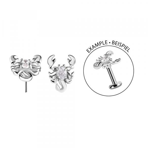 CoCr NF THREADLESS SCORPION ATTACHMENT SET W. PREMIUM ZIRCONIA