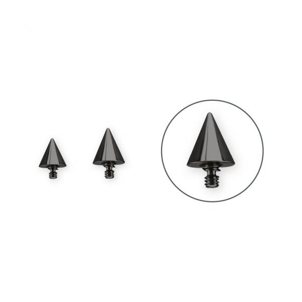 BLACK PVD TITANIUM INTERNAL CONE ATTACHMENT
