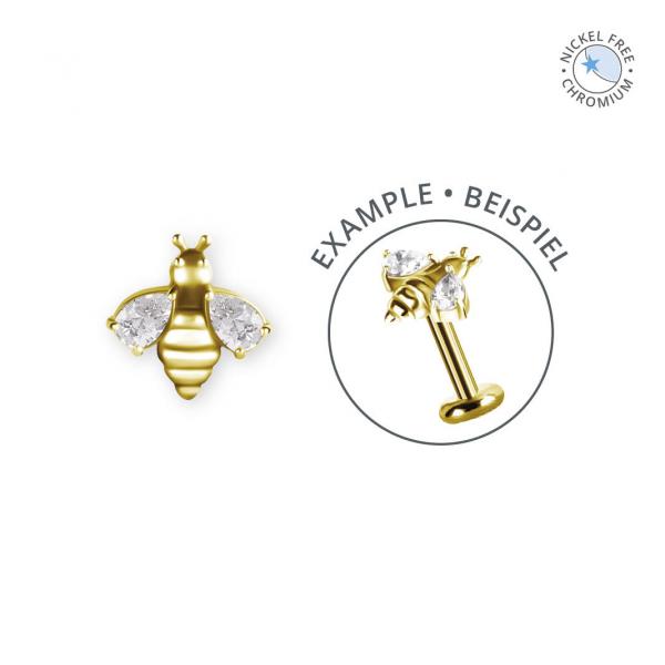 18K GOLD PVD CoCr NF INTERNAL MICRO ATTACHMENT SET W. PREMIUM ZIRCONIA