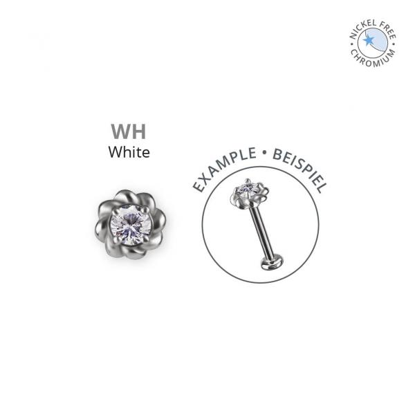 CoCr NF INTERNAL MICRO FLOWER ATTACHMENT SET W. PREMIUM ZIRCONIA