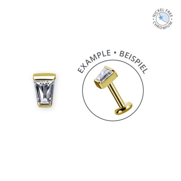18K GOLD PVD CoCr NF INTERNAL MICRO ATTACHMENT SET W. PREMIUM ZIRCONIA