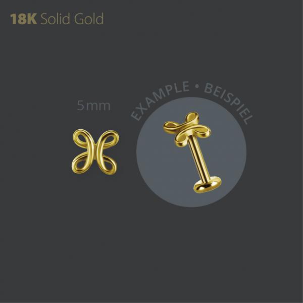 18K GOLD INTERNAL MICRO ATTACHEMENT (CELTIC LOVE SYMBOL)