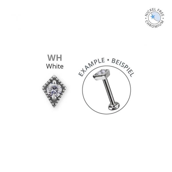 CoCr NF THREADLESS KITE ATTACHMENT SET W. PREMIUM ZIRCONIA