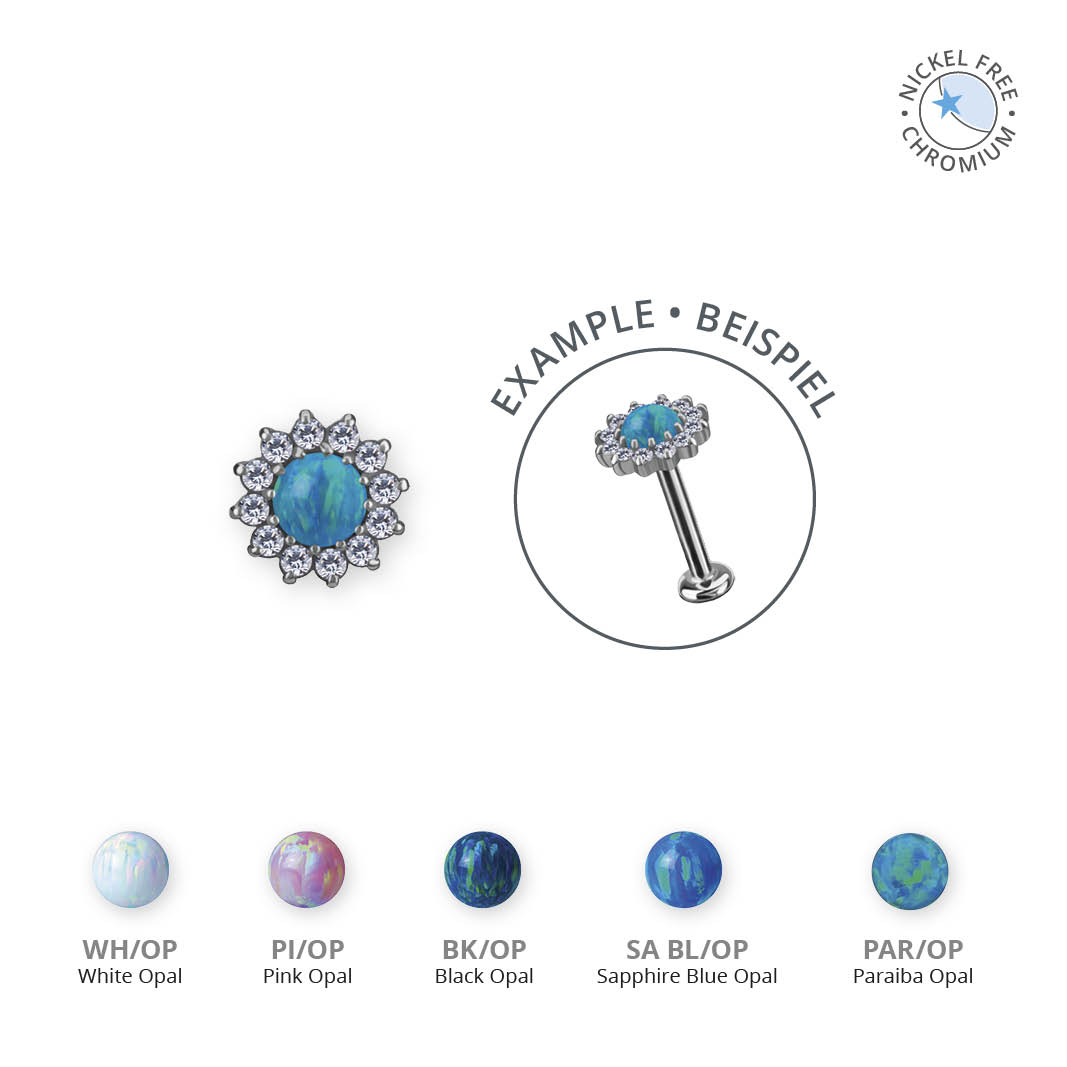 CoCr NF INTERNAL MICRO ATTACHMENT SET W. LAB CREATED OPAL