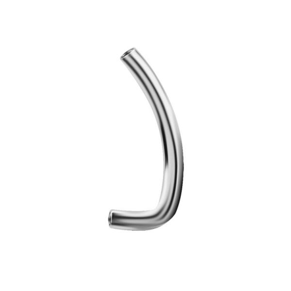 TITANIUM INTERNAL L SHAPE BANANA FOR LOWER NAVEL AND CHRISTINA