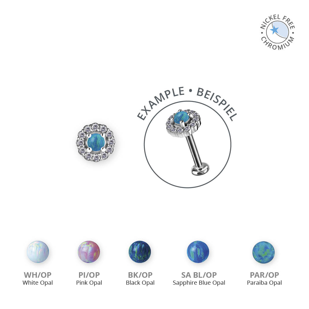 CoCr NF INTERNAL MICRO ATTACHMENT SET W. LAB CREATED OPALS