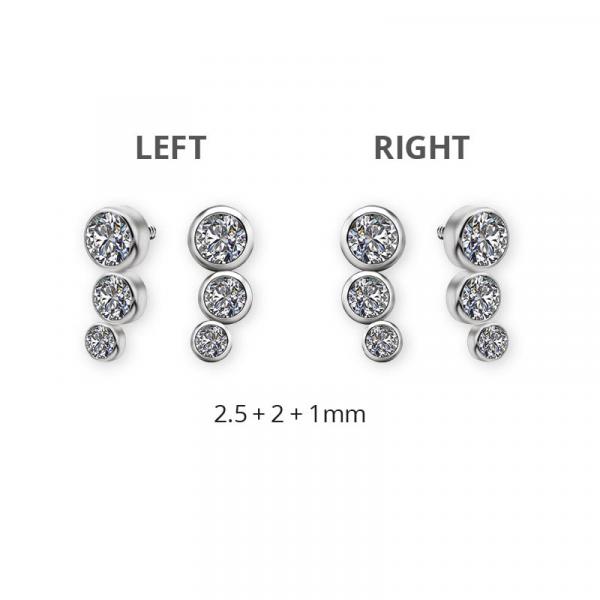 TITANIUM CLUSTER INTERNAL MICRO ATTACHMENT SET W. PREMIUM ZIRCONIA