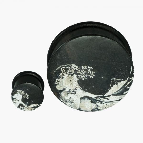 BLACK WOOD WHITE NAMI PLUG