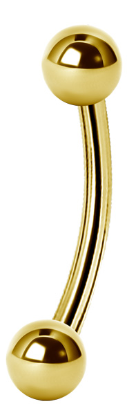 24K GOLD PVD TITANIUM BANANAS
