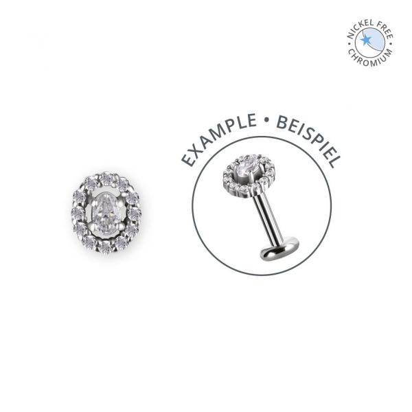 CoCr NF THREADLESS ATTACHMENT SET W. PREMIUM ZIRCONIA