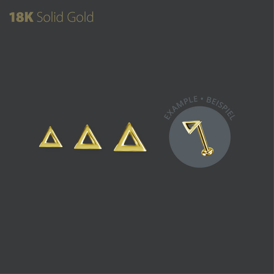 18K GOLD INTERNAL TRIANGLE SHAPE MICRO ATTACHMENT