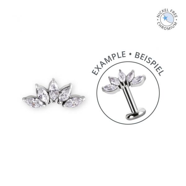CoCr NF THREADLESS ATTACHMENT SET W. PREMIUM ZIRCONIA