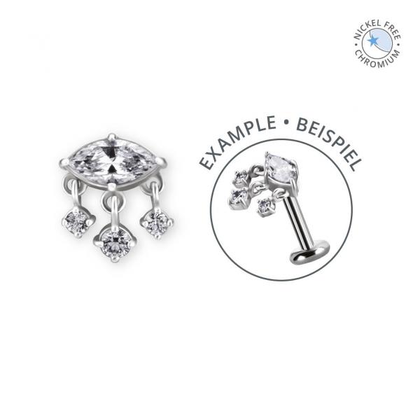 CoCr NF INTERNAL MICRO ATTACHMENT SET W. PREMIUM ZIRCONIA