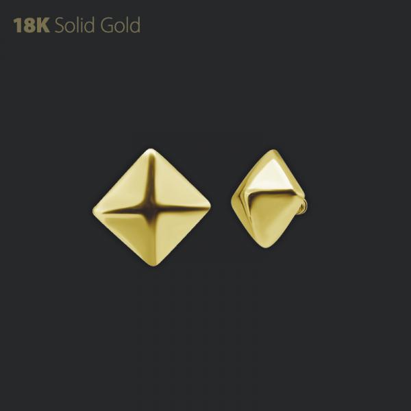 18K GOLD PYRAMID MICRO ATTACHMENT