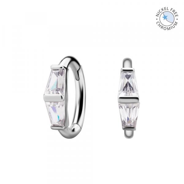 CoCr NF ROOK OVAL HINGED CLICKERS SET W. PREMIUM ZIRCONIA