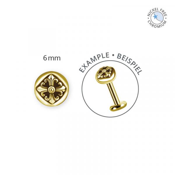 18K GOLD PVD CoCr NF INTERNAL MICRO ATTACHMENTS